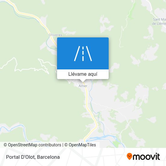 Mapa Portal D'Olot