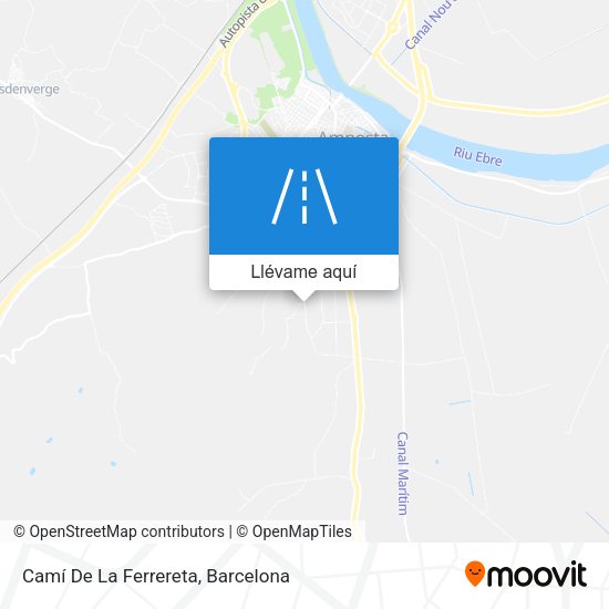 Mapa Camí De La Ferrereta