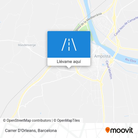 Mapa Carrer D'Orleans
