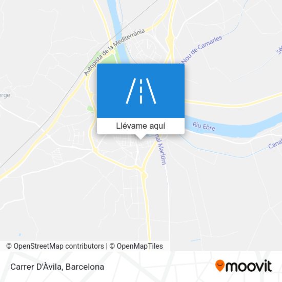 Mapa Carrer D'Àvila