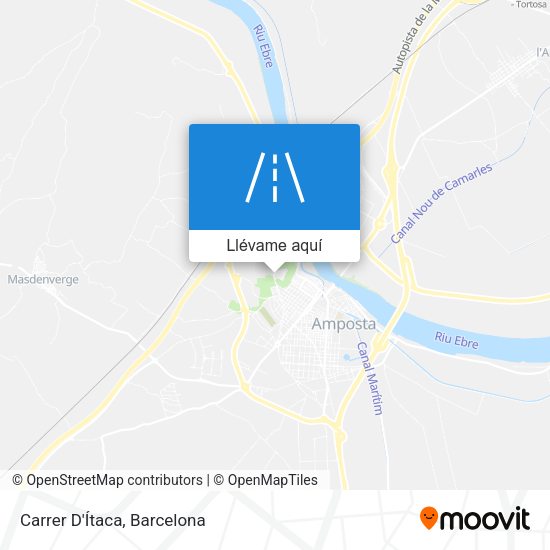 Mapa Carrer D'Ítaca