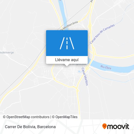 Mapa Carrer De Bolívia