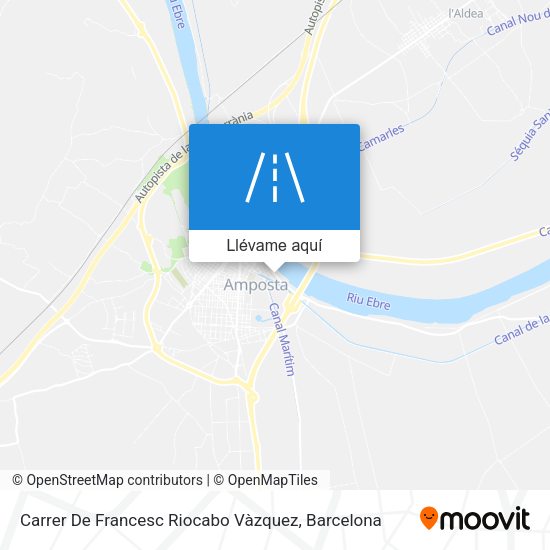 Mapa Carrer De Francesc Riocabo Vàzquez