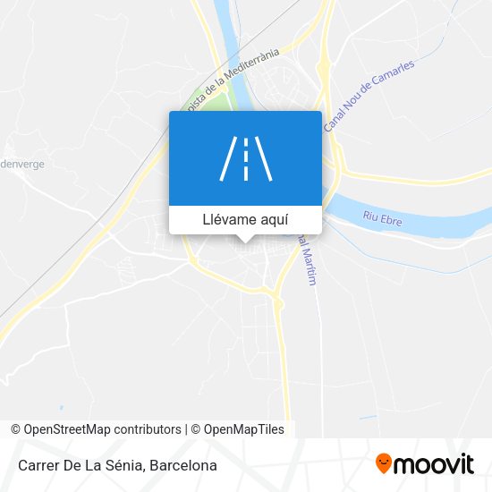 Mapa Carrer De La Sénia