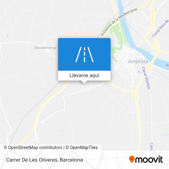 Mapa Carrer De Les Oliveres