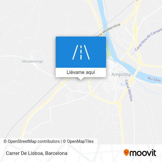 Mapa Carrer De Lisboa