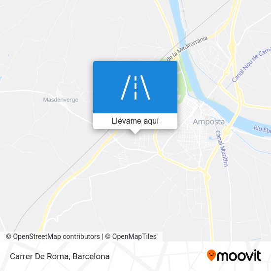 Mapa Carrer De Roma