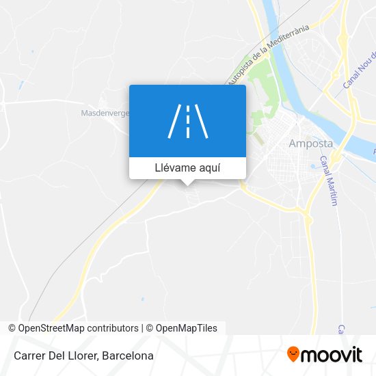 Mapa Carrer Del Llorer