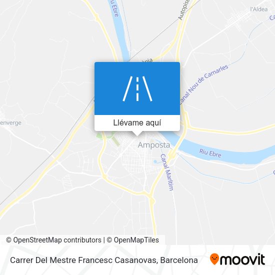 Mapa Carrer Del Mestre Francesc Casanovas