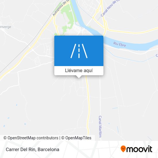 Mapa Carrer Del Rin