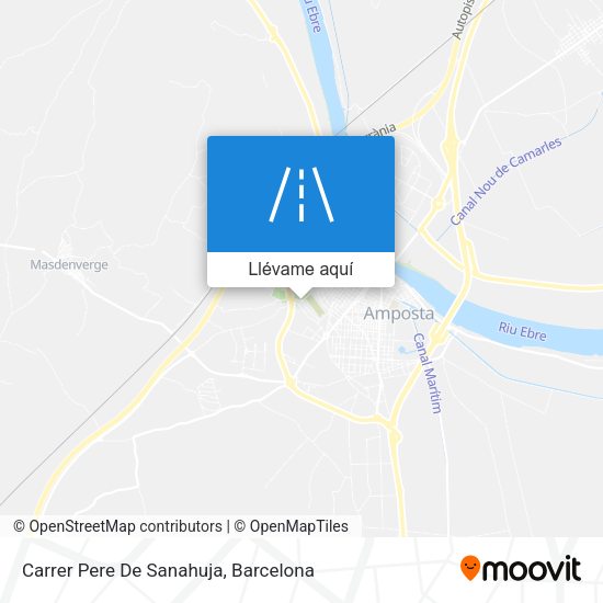 Mapa Carrer Pere De Sanahuja