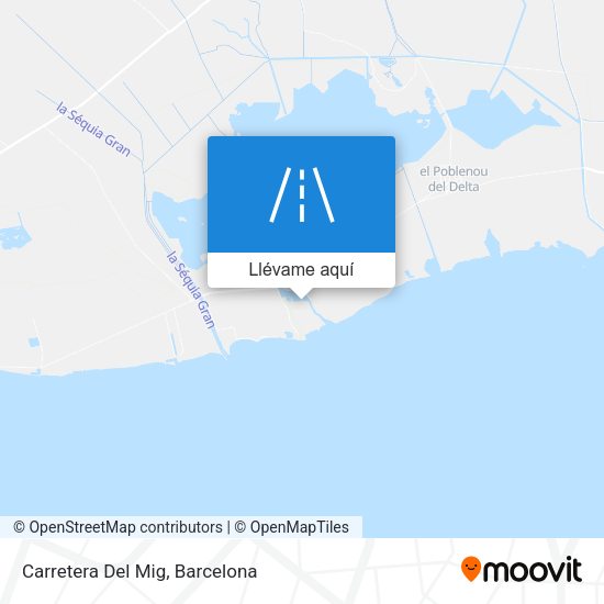 Mapa Carretera Del Mig