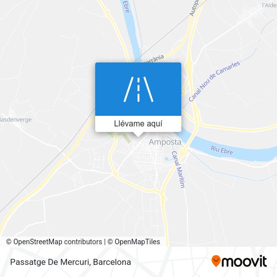 Mapa Passatge De Mercuri