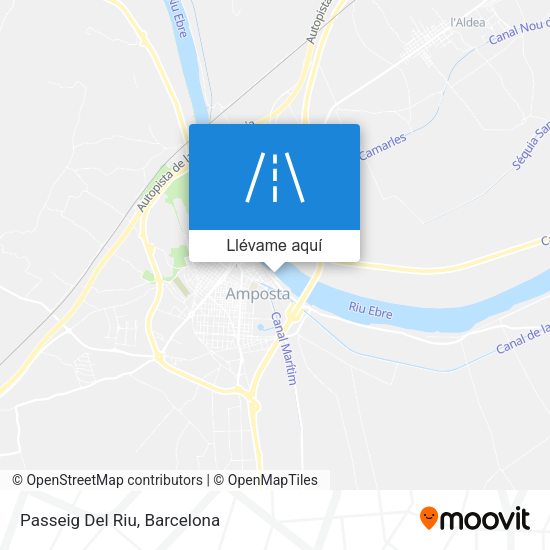Mapa Passeig Del Riu