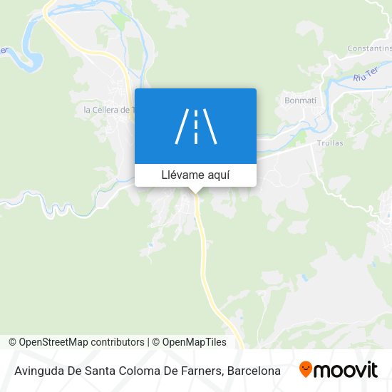 Mapa Avinguda De Santa Coloma De Farners