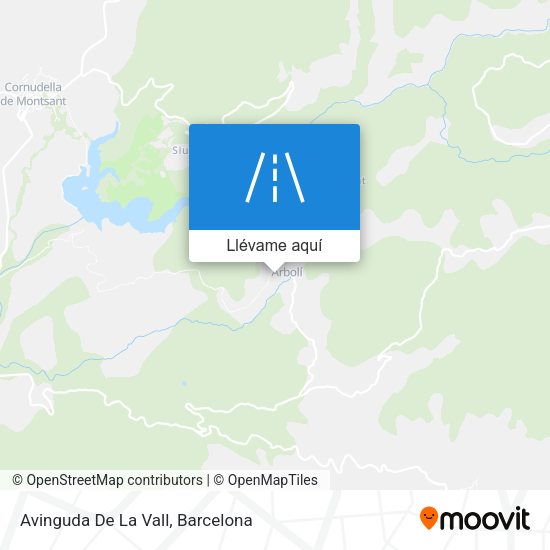 Mapa Avinguda De La Vall