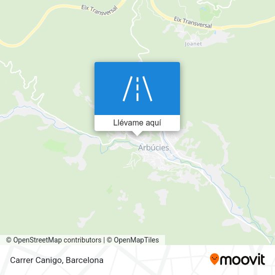 Mapa Carrer Canigo