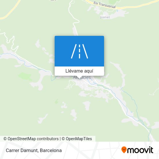Mapa Carrer Damunt