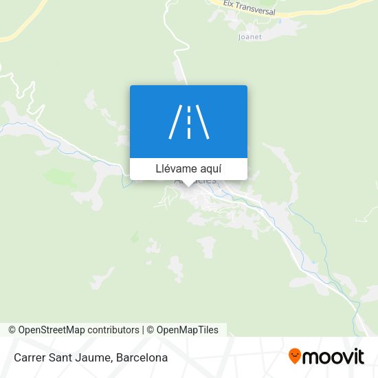 Mapa Carrer Sant Jaume