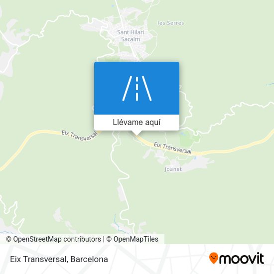 Mapa Eix Transversal