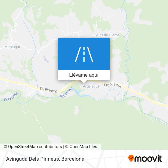 Mapa Avinguda Dels Pirineus