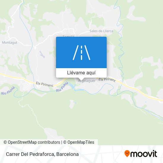Mapa Carrer Del Pedraforca