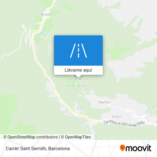 Mapa Carrèr Sant Sernilh