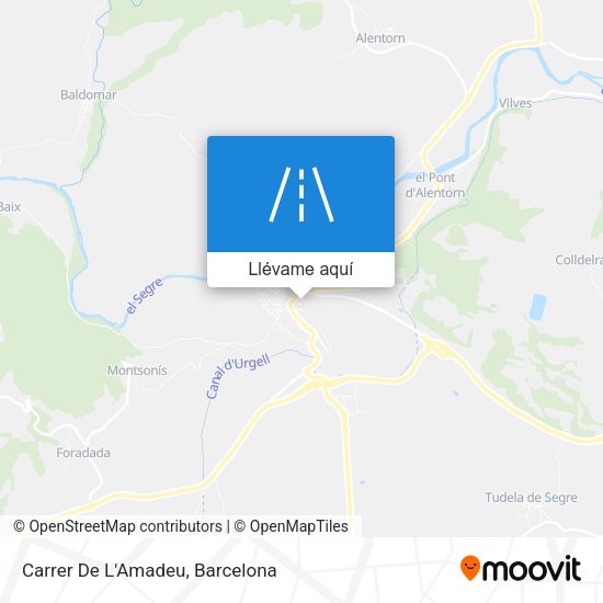 Mapa Carrer De L'Amadeu
