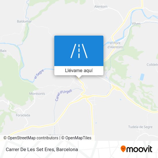 Mapa Carrer De Les Set Eres