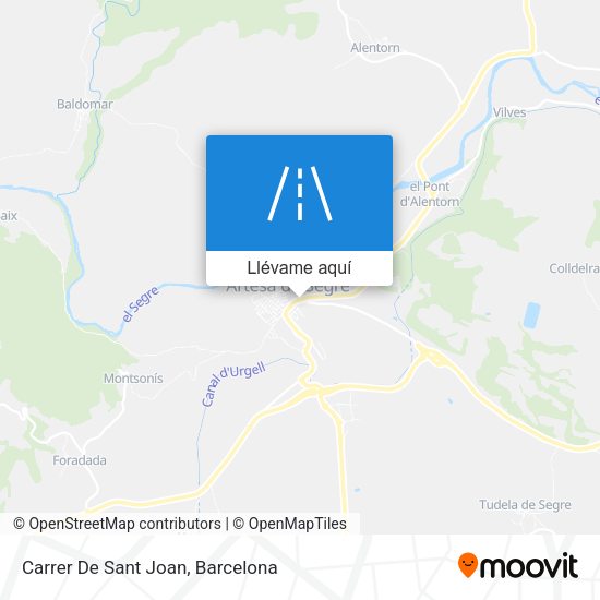 Mapa Carrer De Sant Joan