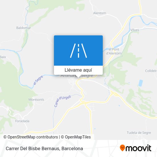 Mapa Carrer Del Bisbe Bernaus