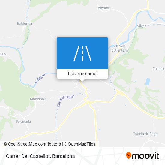 Mapa Carrer Del Castellot