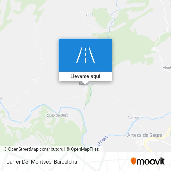 Mapa Carrer Del Montsec