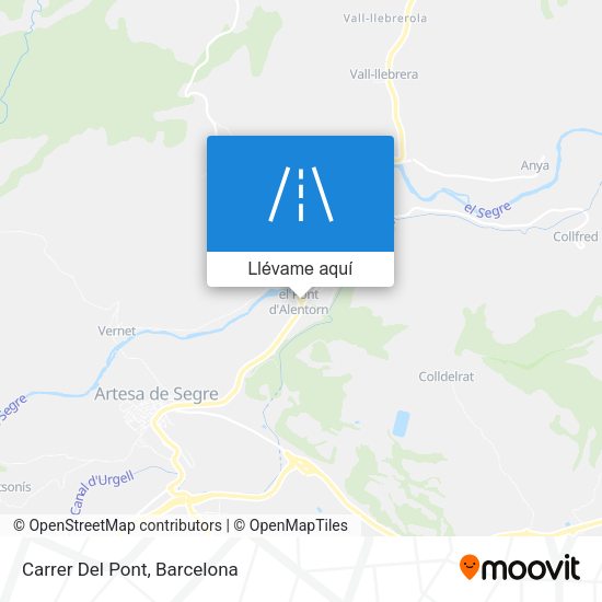 Mapa Carrer Del Pont