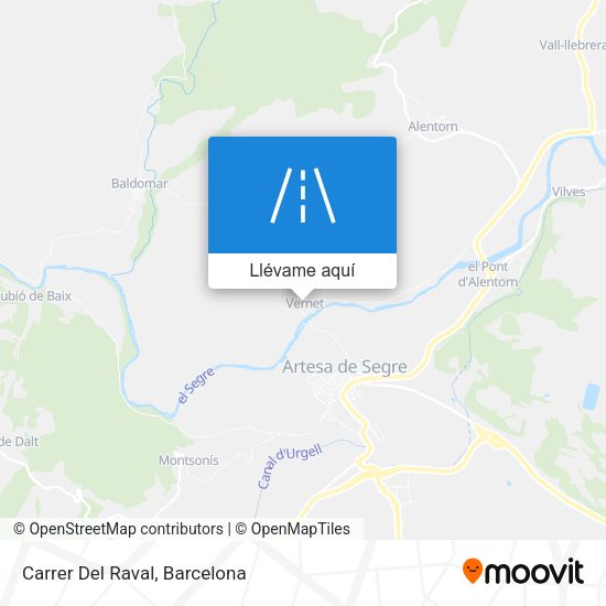Mapa Carrer Del Raval