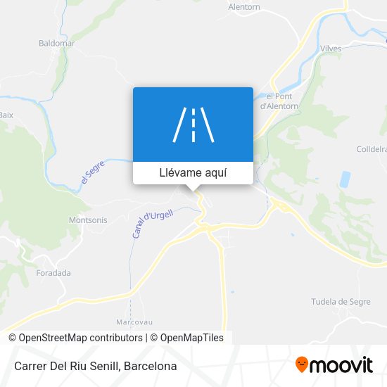 Mapa Carrer Del Riu Senill