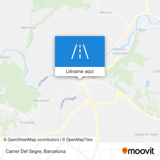 Mapa Carrer Del Segre