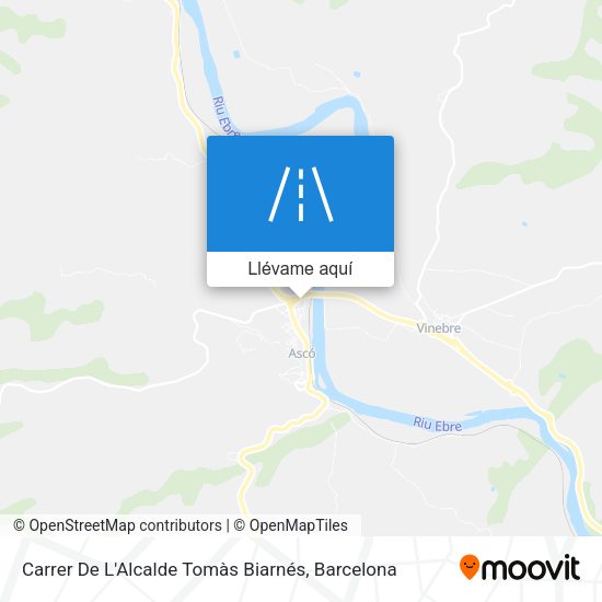 Mapa Carrer De L'Alcalde Tomàs Biarnés