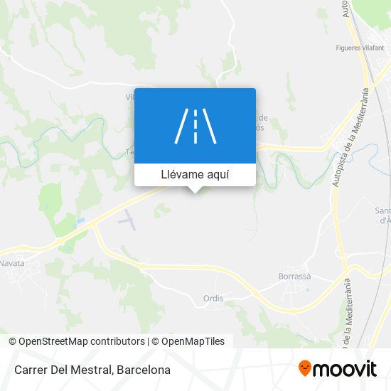 Mapa Carrer Del Mestral