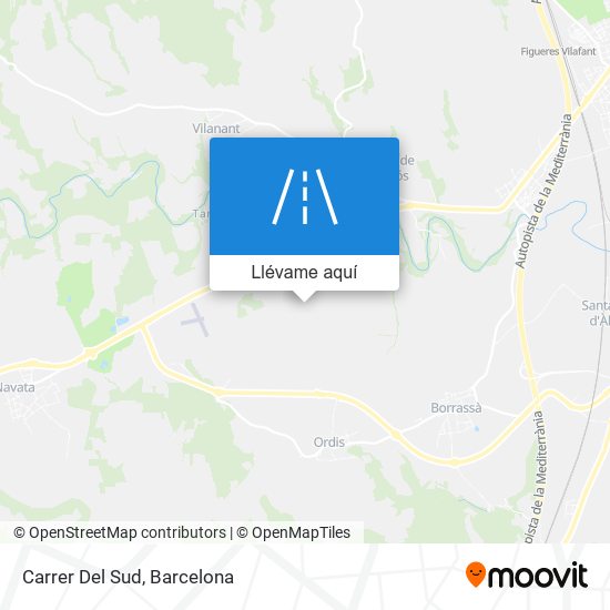 Mapa Carrer Del Sud
