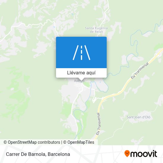 Mapa Carrer De Barnola