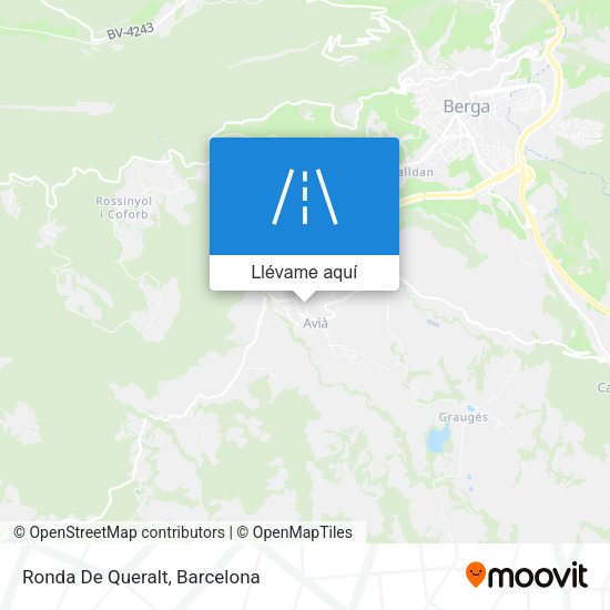 Mapa Ronda De Queralt