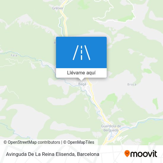 Mapa Avinguda De La Reina Elisenda