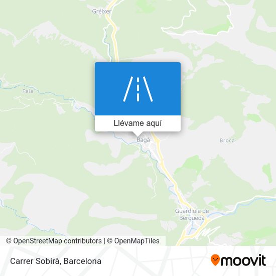 Mapa Carrer Sobirà
