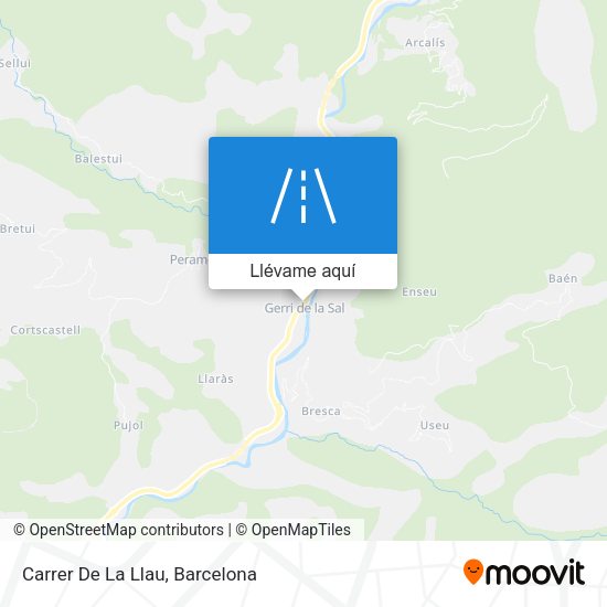 Mapa Carrer De La Llau