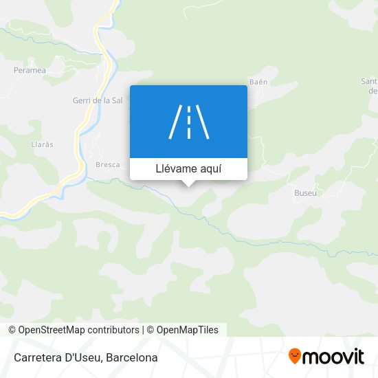 Mapa Carretera D'Useu