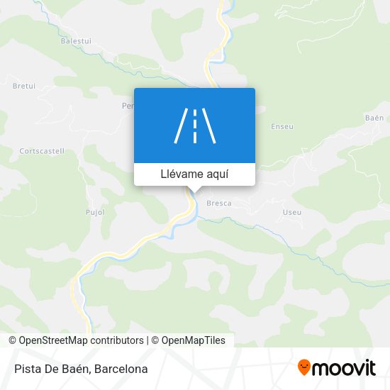 Mapa Pista De Baén