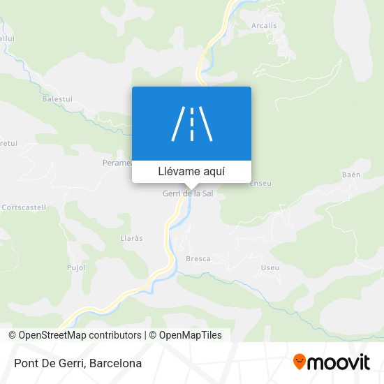 Mapa Pont De Gerri
