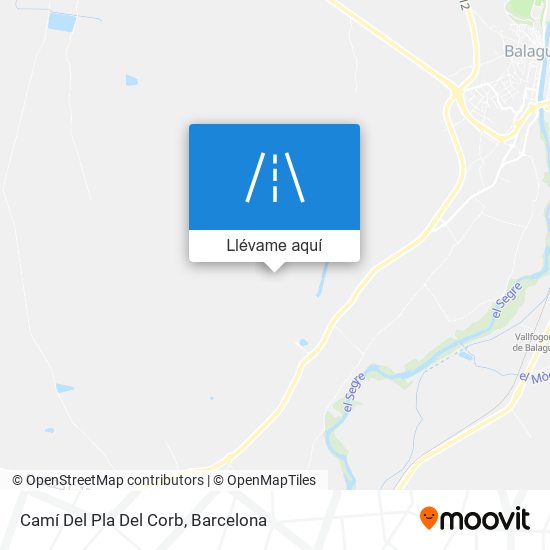 Mapa Camí Del Pla Del Corb