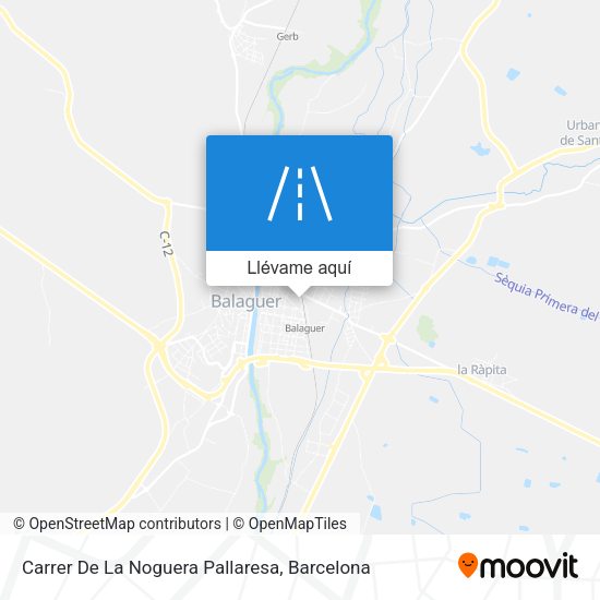 Mapa Carrer De La Noguera Pallaresa